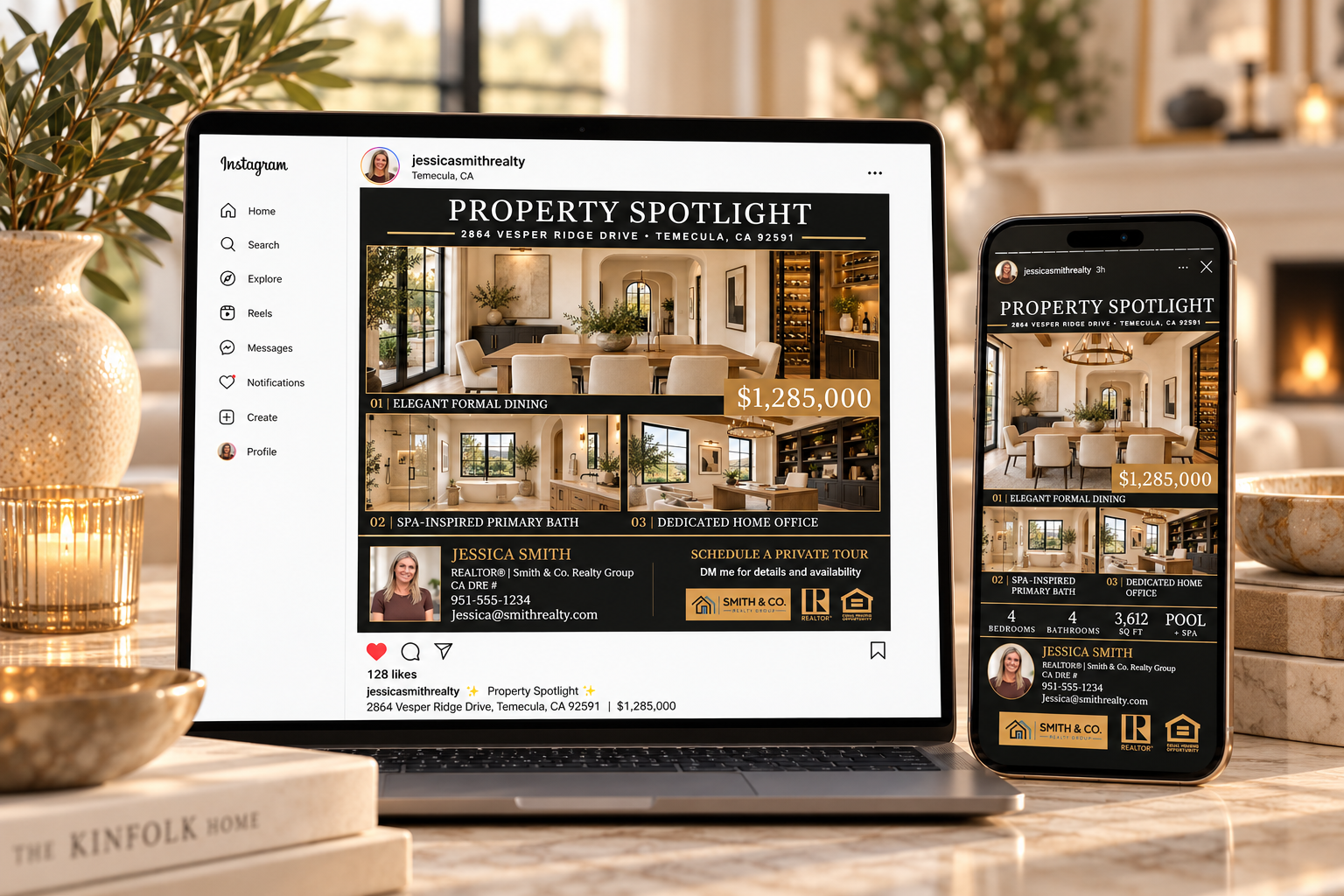 Listing Material — Property spotlight example